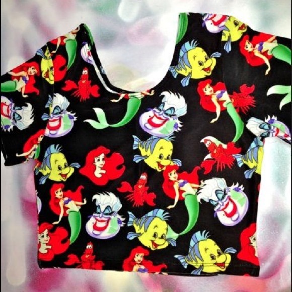 OM weekend belly top! Little mermaid