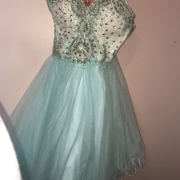 LIGH BLUE HOMECOMING DRESS!! - Picture 1 of 4
