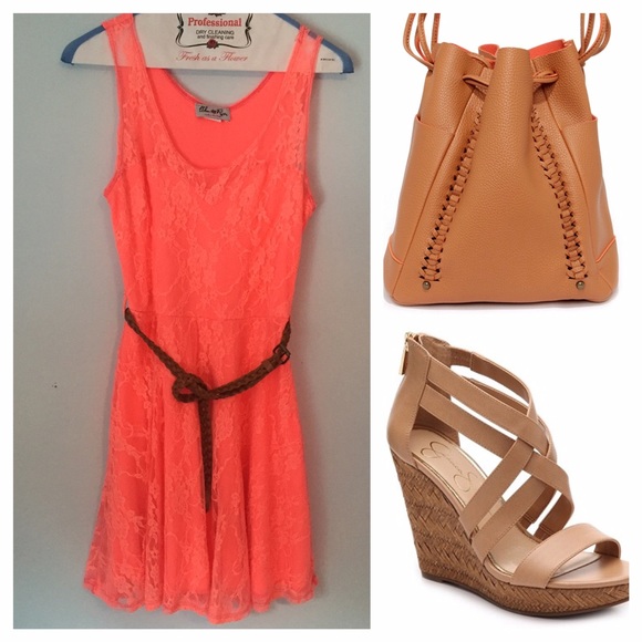 Pink Lacey dress