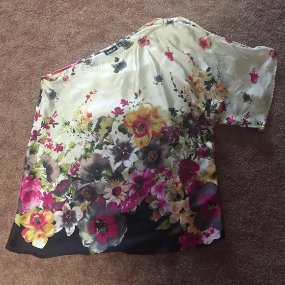 Allen B one shoulder blouse