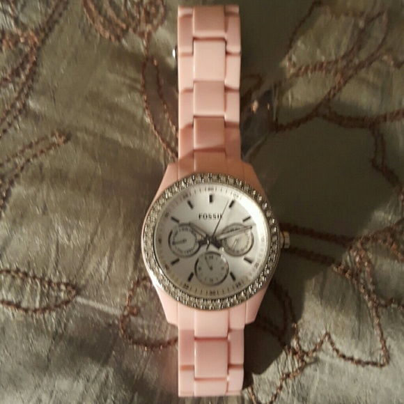 Fossil pink watch #11289 very classy