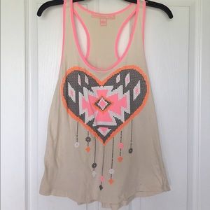 Cute razor back tank top