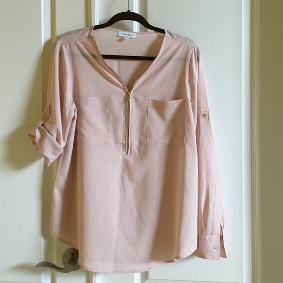 Calvin Klein Sheer Tunic