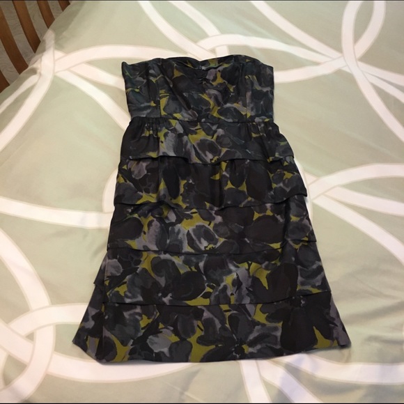 Ruffled silk short J. Crew dress