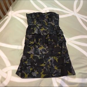 Ruffled silk short J. Crew dress