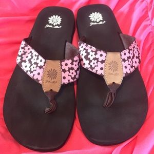 Yellow Box Flip Flops