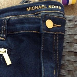 Michael kors overdyed indigo skinny basic jean