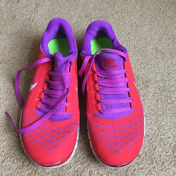 Fun Pink and Purple Nike Free 3.0 v4