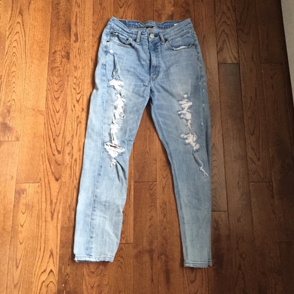 High rise mom jeans