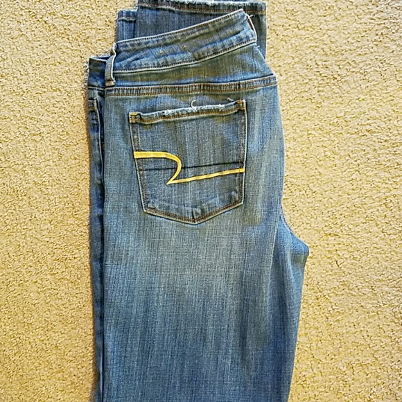 American Eagle skinny jeans.