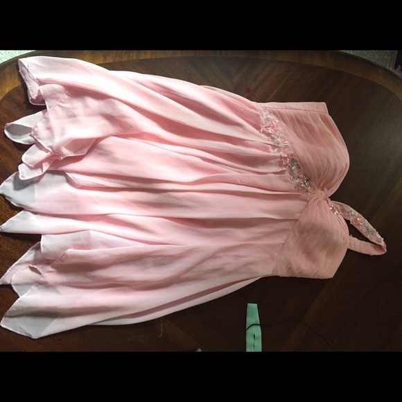 Baby pink Homecoming dress!