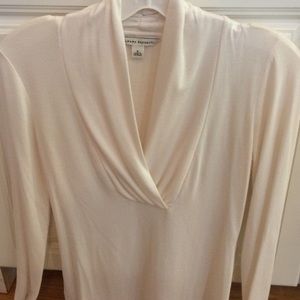 Banana Republic bouse in cream modal fabric
