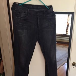 Citizens of humanity dark grey/black skinny jeans