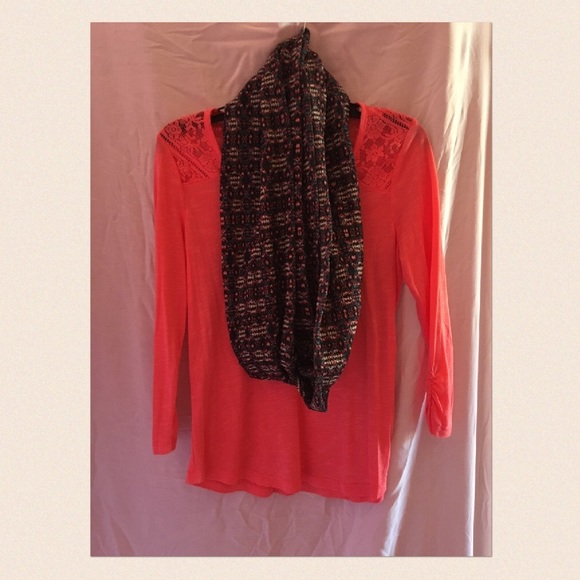 Kohl's shirt with scarf