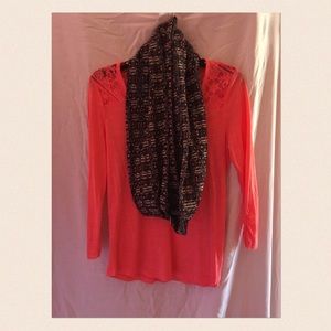 Kohl's shirt with scarf