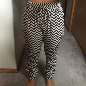 High waisted joggers