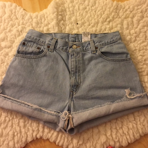 Vintage Levi High Waisted Shorts