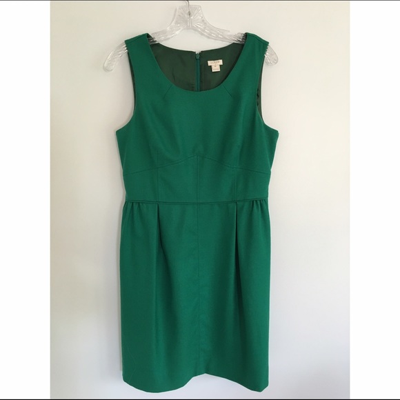 J Crew Green Dress