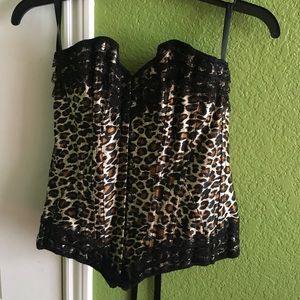 Leopard Corset
