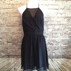 New With Tags BCBG open back lace dress