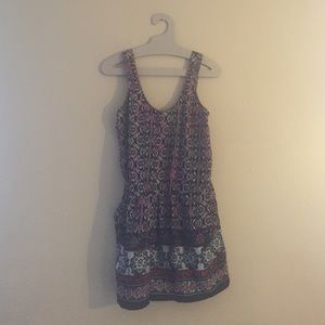 Floral/tribal printed romper. NWT