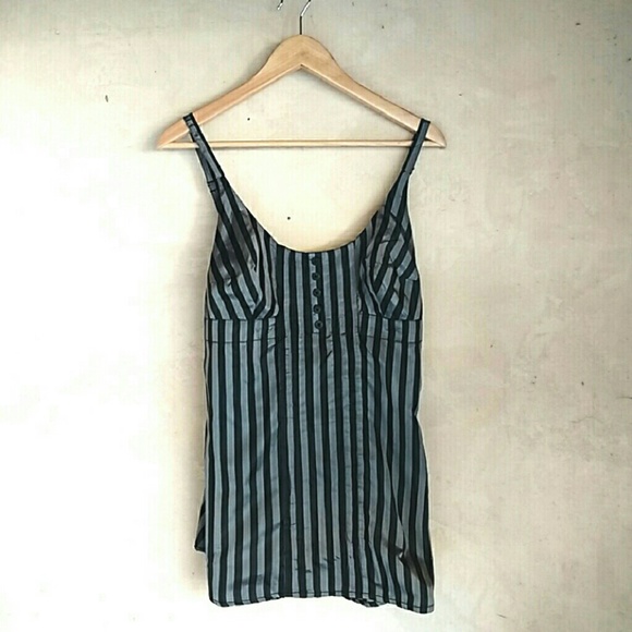 Ben Sherman Tops - Ben Sherman Striped Silk Camisole Tank