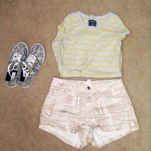 Cute patterned shorts