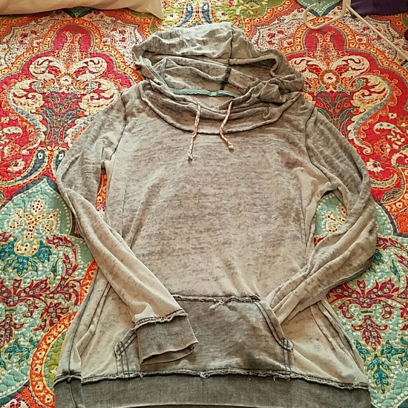 Tunic length hoodie