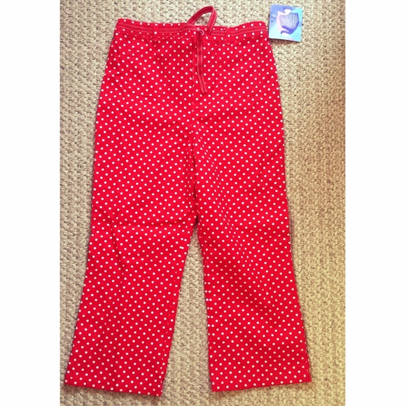🆕 Girls red polka dot pants