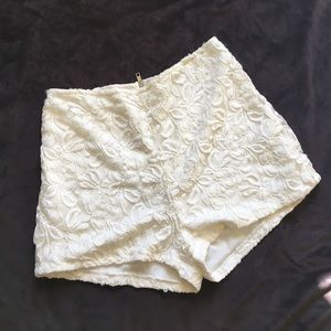 White Shorts