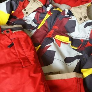 Mini Boden Snowboard Jacket & Trousers size 9 10