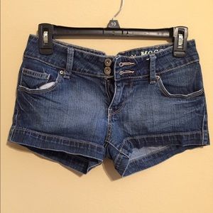 Blue jean shorts