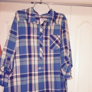 Plaid tunic