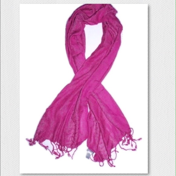 Christopher & Banks Accessories - NEW Christopher & Banks Pink Shimmer Sparkle Scarf