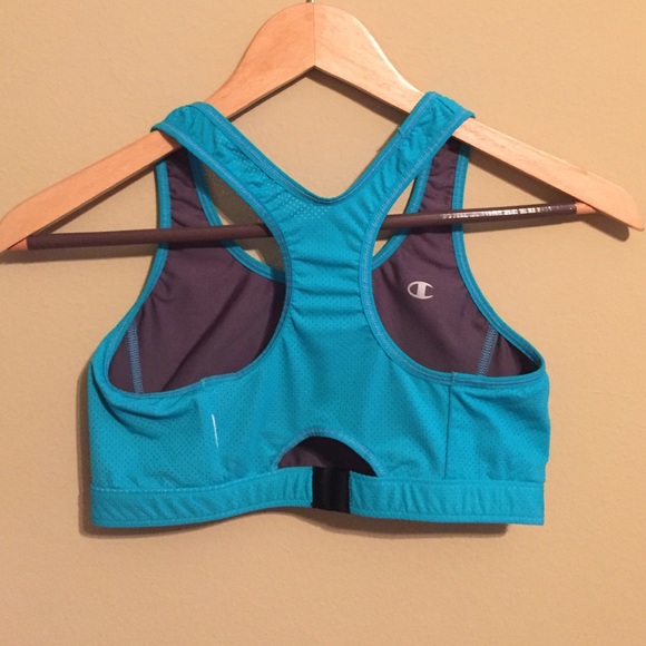 Blue sports bra, S - Picture 2 of 2