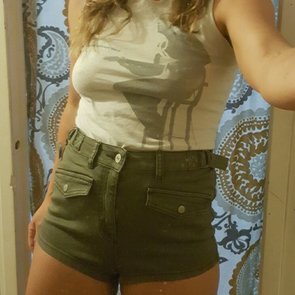 Urban Outfitters High Rise Shorts Ecote for UO Shorts High rise cheeky - Picture 5 of 8