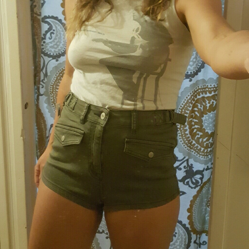 Urban Outfitters High Rise Shorts Ecote for UO Shorts High rise cheeky - Picture 3 of 8