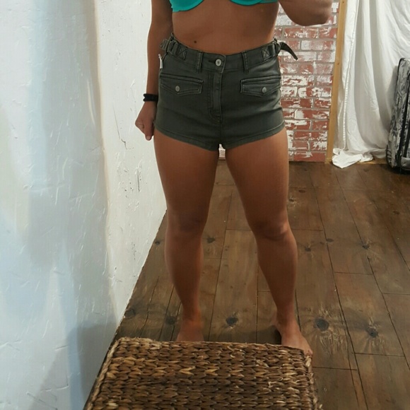 Urban Outfitters High Rise Shorts Ecote for UO Shorts High rise cheeky - Picture 6 of 8