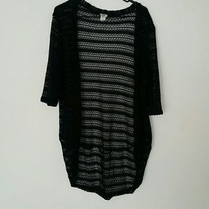 Crochet Style, Three-Quarter Length Sweater