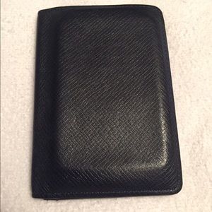 Louis Vuitton Men's Card Holder Wallet Dark Blue