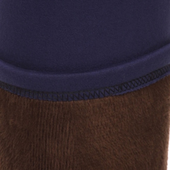 Very Warm Faux Fur Leggings Brown or Navy - Picture 2 of 2