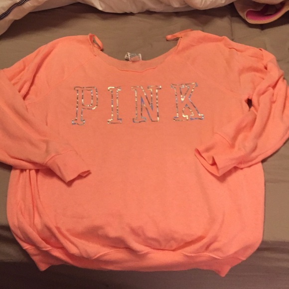 Victorias Secret Pink Slouchy crew neck sweatshirt