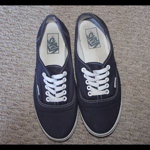 Blue authentic vans
