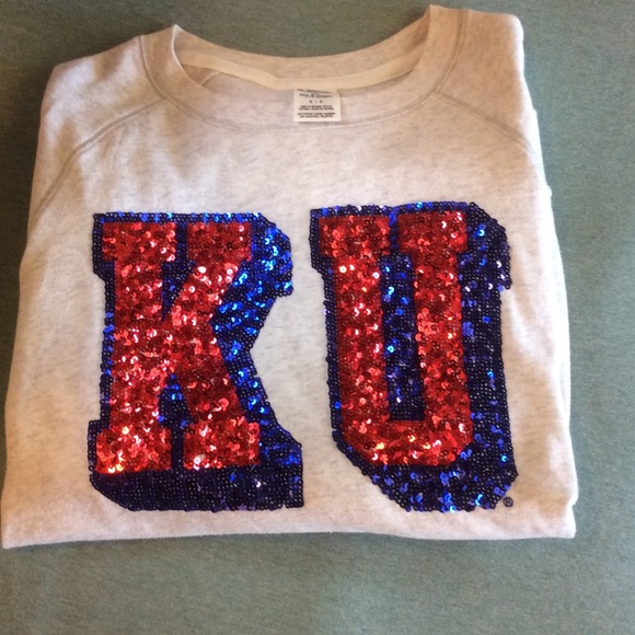 PINK KU Oversized Sweatshirt 💙❤️