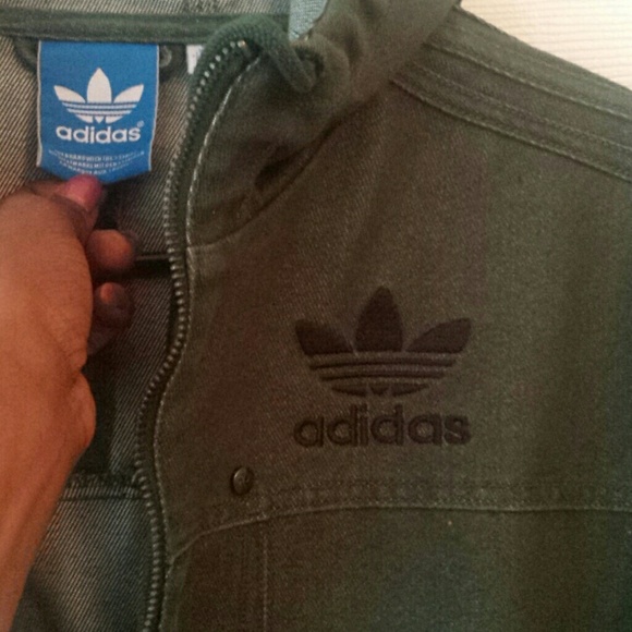 adidas jeans dark green