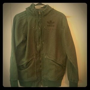 Dark Green Adidas Jean Heavy Jacket
