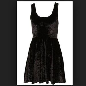 Topshop Velvet Dress