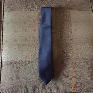 Navy vintage tie made by English Leather Cravats