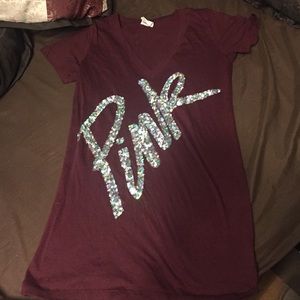 VS PINK bling V neck