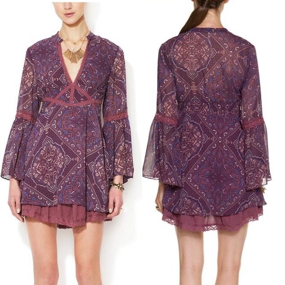 Free People • $148 New Plum Moonlight Bay Dress